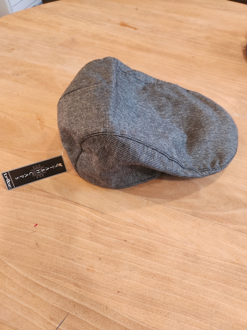 Tribe, Gray Tweed Newsboy Cap